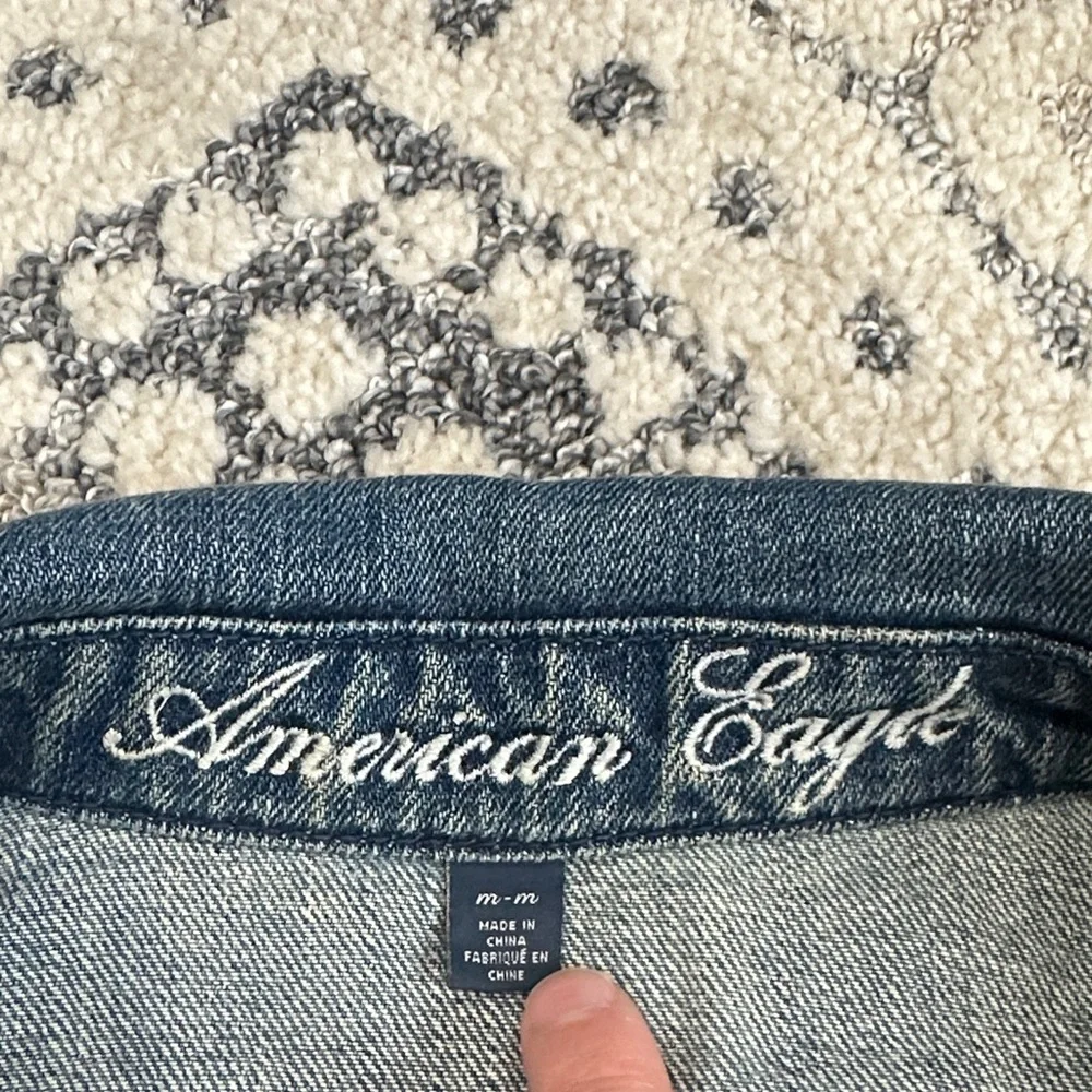 American Eagle Bedazzled Jean Jacket - Picture 3 of 3